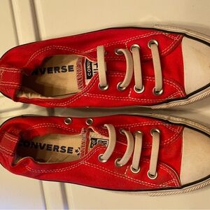 Converse Chuck Taylor All Star Red Canvas Sneakers
